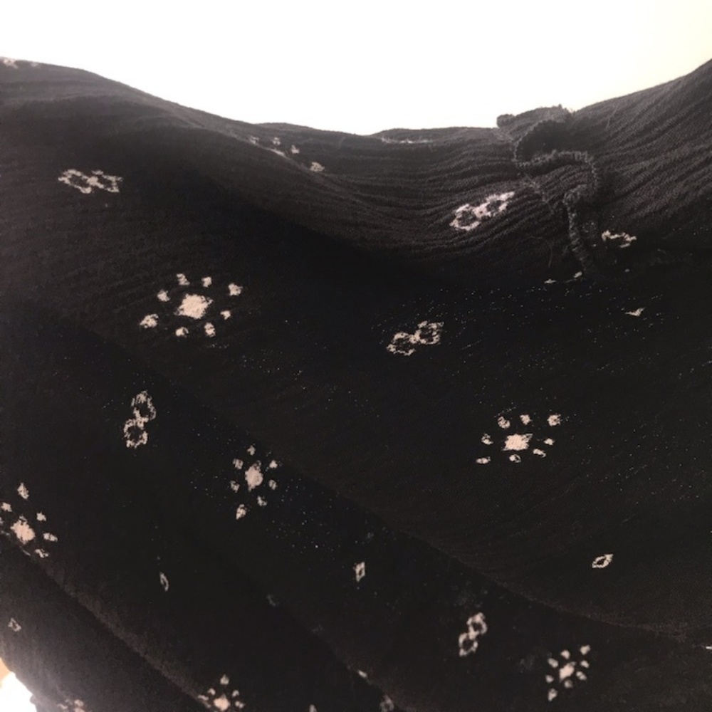 Bongo spaghetti strap boho black dress small